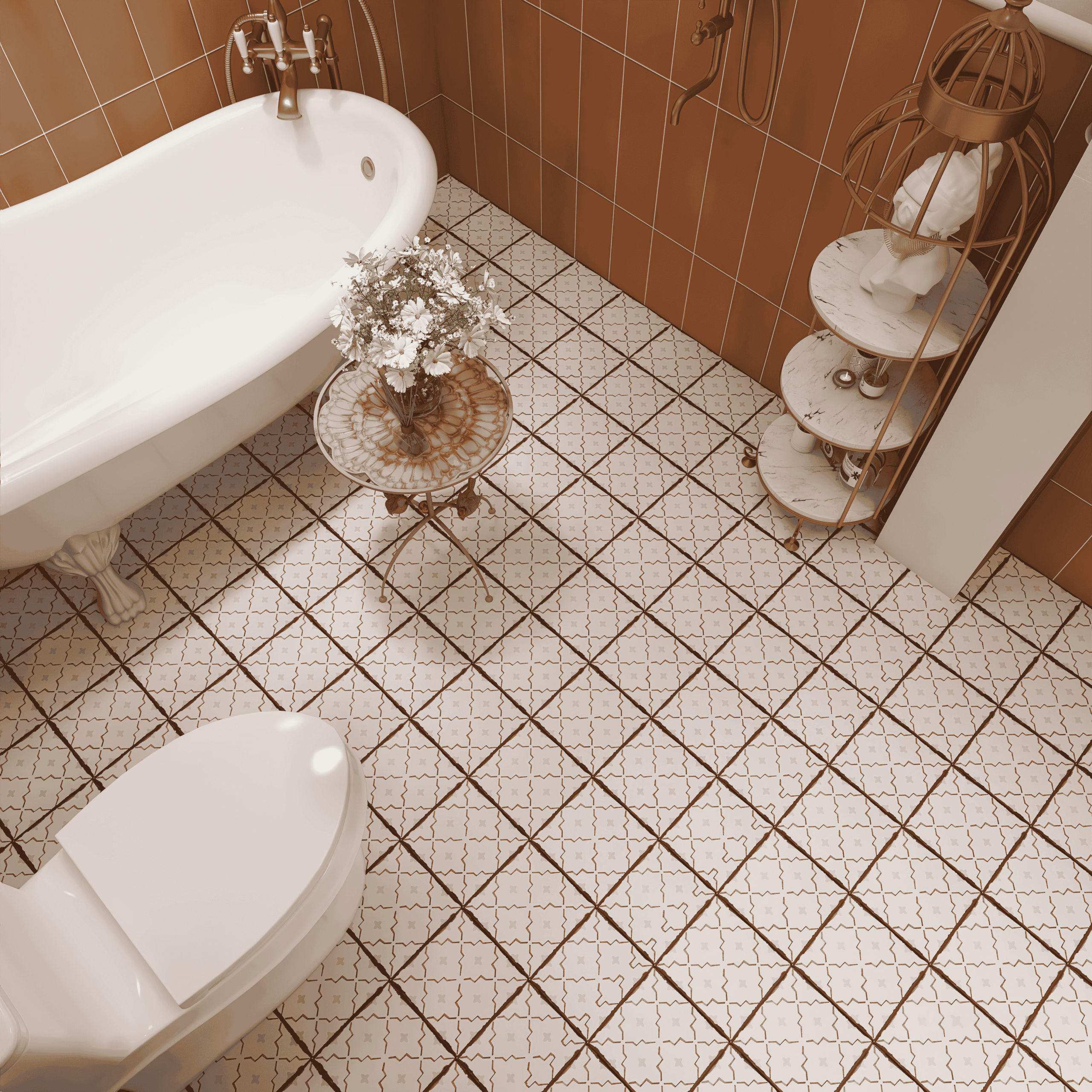 Removing Mould on Bathroom Tiles and Grout